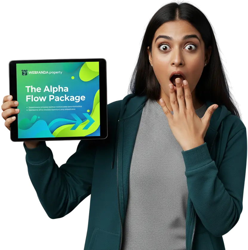 WebPanda Property Supreme Alpha Flow Package for exclusive AI-driven real estate leads and maximum sales potential